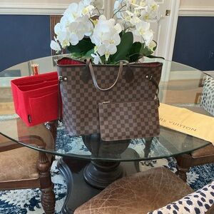 LV NEVERFULL MM EBENE WITH POUCH SOLD.  SOLD.  SOLD
